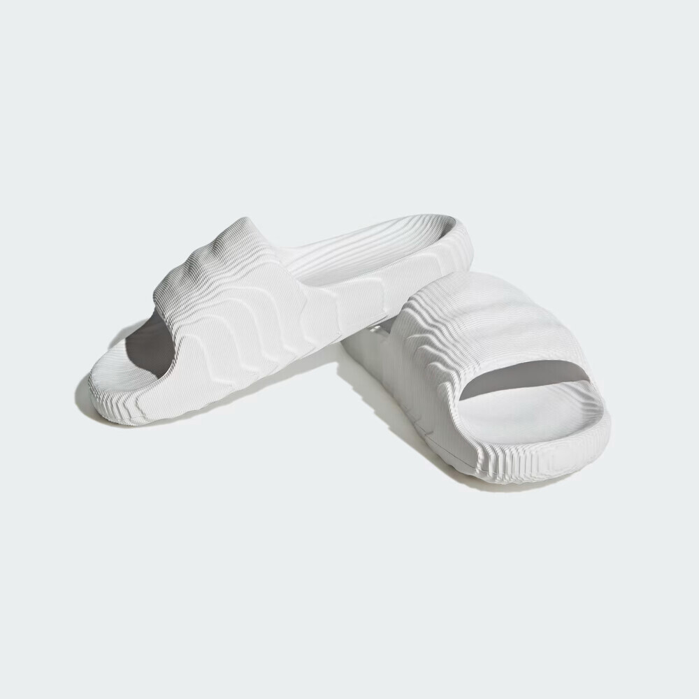 Adidas Adilette 22 HQ4672 Sandal Mens Crystal White Comfort Slip-On Slide TF6377